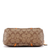 Coach Beige Coated Canvas Signature C Mini Hobo Bag