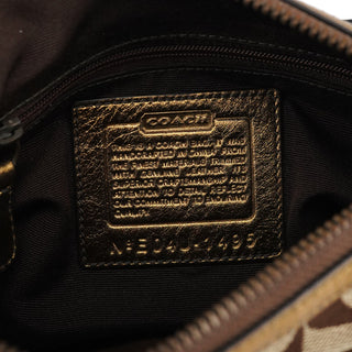 Coach Beige Gold Leather Soho Shoulder Bag