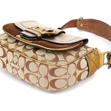 Coach Beige Gold Leather Soho Shoulder Bag