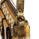 Coach Beige Gold Leather Soho Shoulder Bag