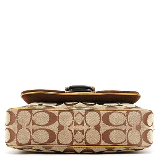 Coach Beige Gold Leather Soho Shoulder Bag