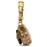 Coach Beige Gold Leather Soho Shoulder Bag