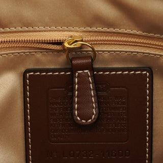 Coach Beige Gold Signature Shoulder Bag
