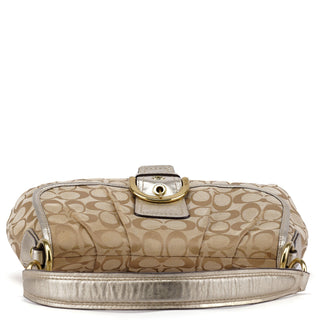 Coach Beige Patchwork Signature C Soho Shoulder Bag