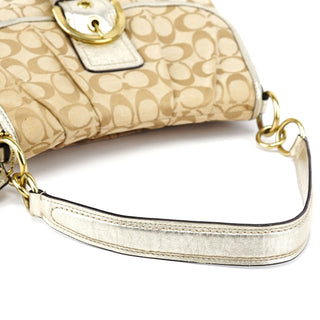 Coach Beige Patchwork Signature C Soho Shoulder Bag