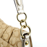 Coach Sac porté épaule Signature C Soho en patchwork beige