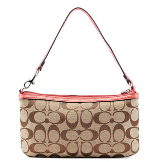 Coach Beige Pink Signature C Hobo Shoulder Bag