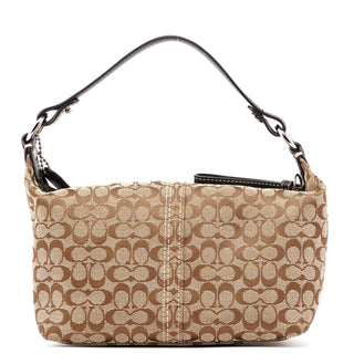 Coach Beige Signature C Mini Hobo Bag