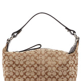 Coach Beige Signature C Mini Hobo Bag