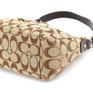 Coach Beige Signature Canvas Hobo bag