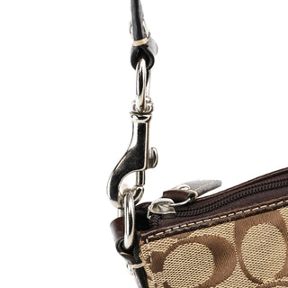 Coach Beige Signature Canvas Hobo bag