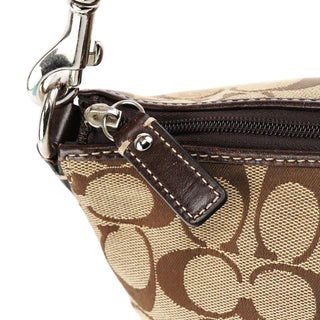 Coach Beige Signature Canvas Hobo bag