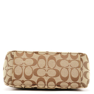 Coach Beige Signature Canvas Hobo bag