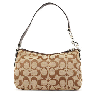 Coach Beige Signature Canvas Hobo bag