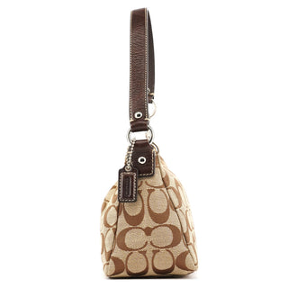 Coach Beige Signature Canvas Hobo bag