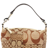 Coach Borsa hobo in tela Signature patchwork beige