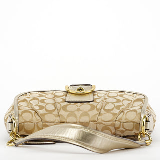 Coach Beige Signature Soho Shoulder Bag
