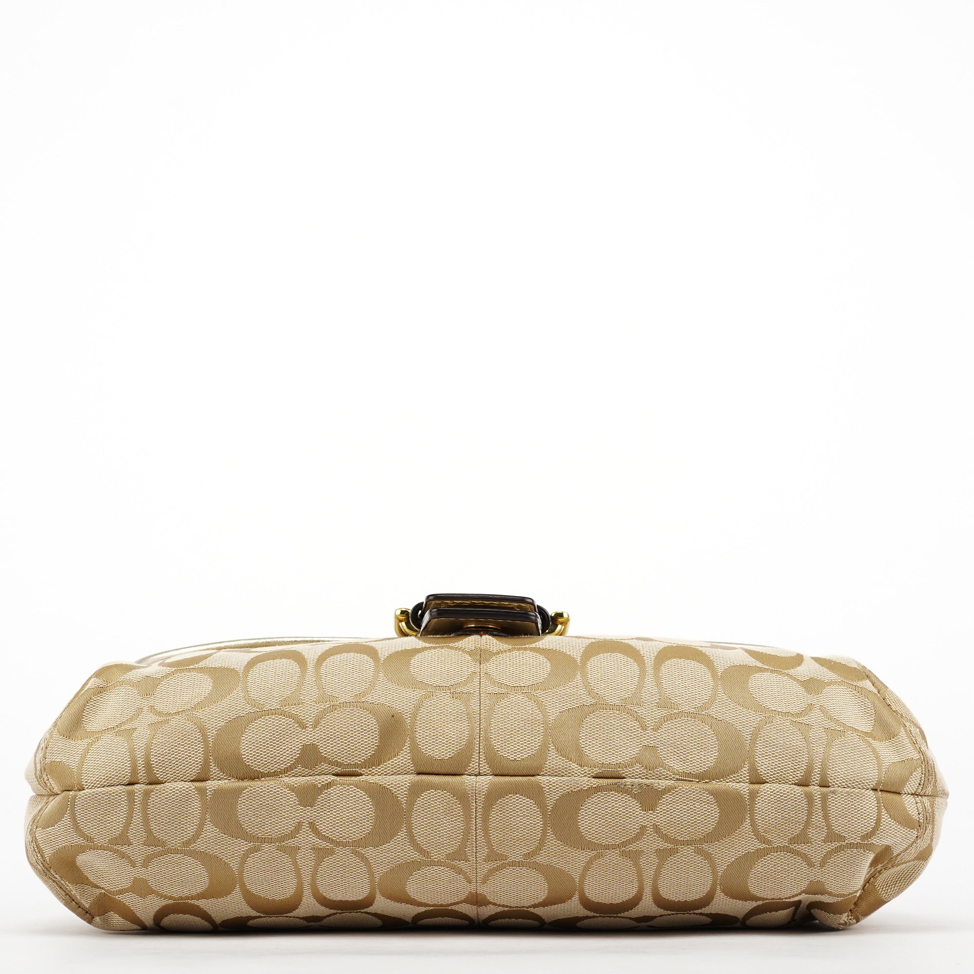 Coach Sac porté épaule Soho en toile Signature beige