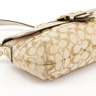 Coach Beige Signature Soho Shoulder Bag