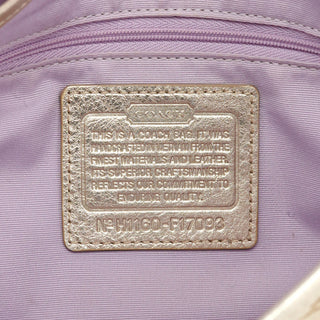 Coach Beige Signature Soho Shoulder Bag