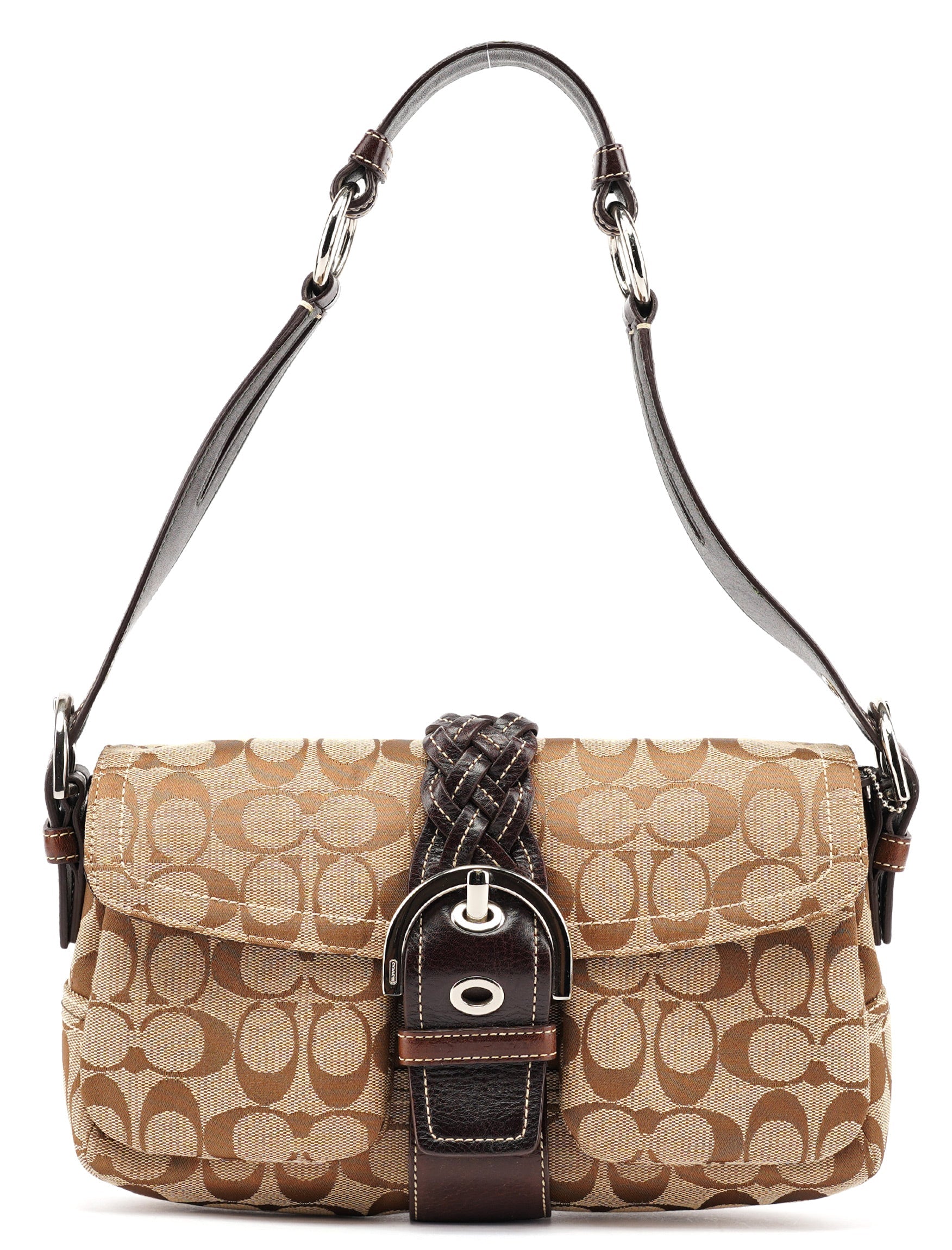 Coach Soho Schultertasche in Beige