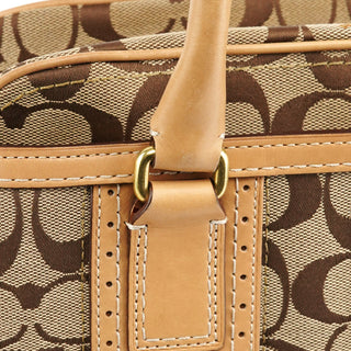 Coach Beige Tan Signature Tote Bag