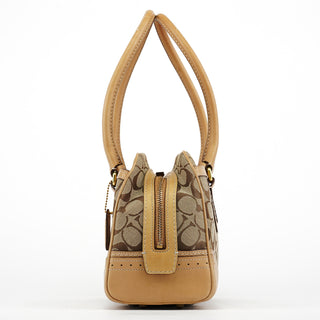 Coach Beige Tan Signature Tote Bag