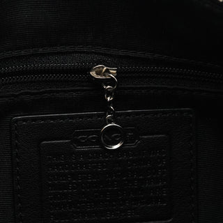 Coach Black Grained Leather Chelsea Shoulder Bag