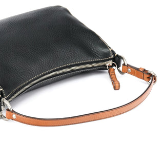 Coach Black Grained Leather Chelsea Shoulder Bag