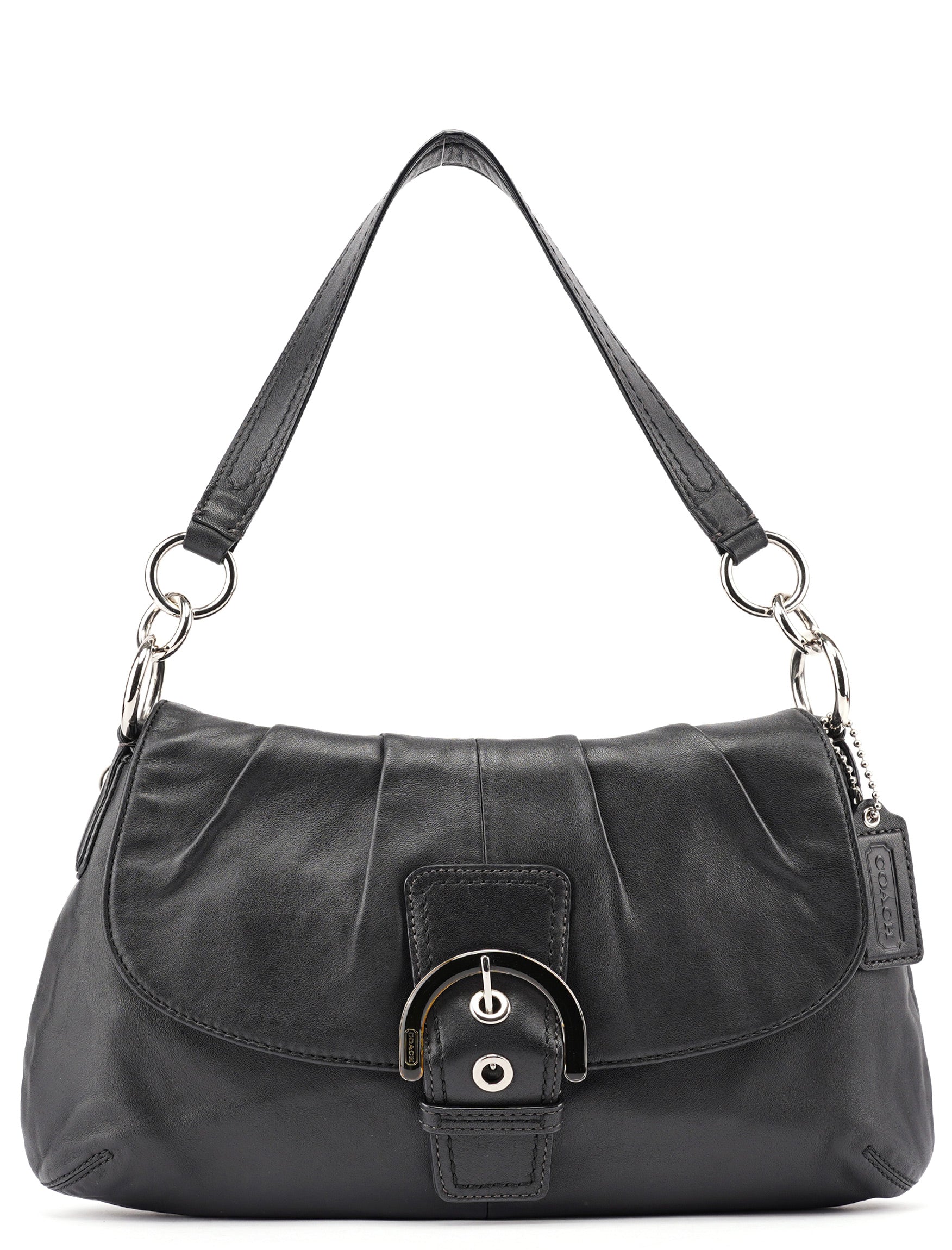 Coach Black Leather Soho Shoulder Bag