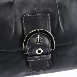 Coach Black Leather Soho Shoulder Bag