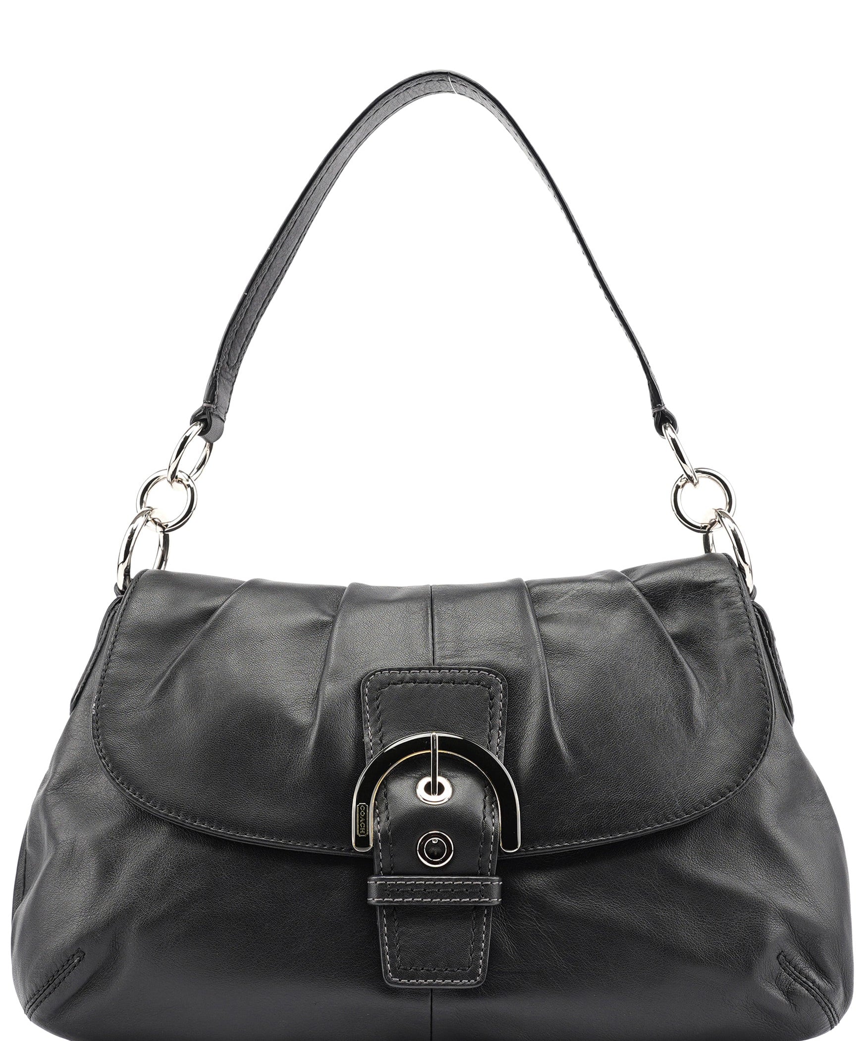 Coach Black Leather Soho Shoulder Bag