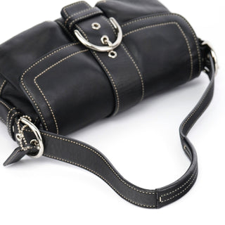 Coach Black Leather Soho Shoulder Bag