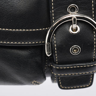 Coach Black Leather Soho Shoulder Bag