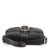 Coach Soho Schultertasche aus schwarzem Leder