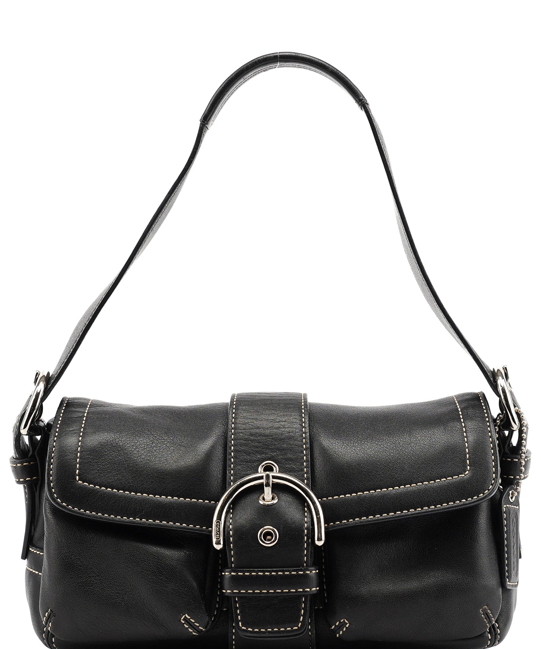Coach Black Leather Soho Shoulder Bag