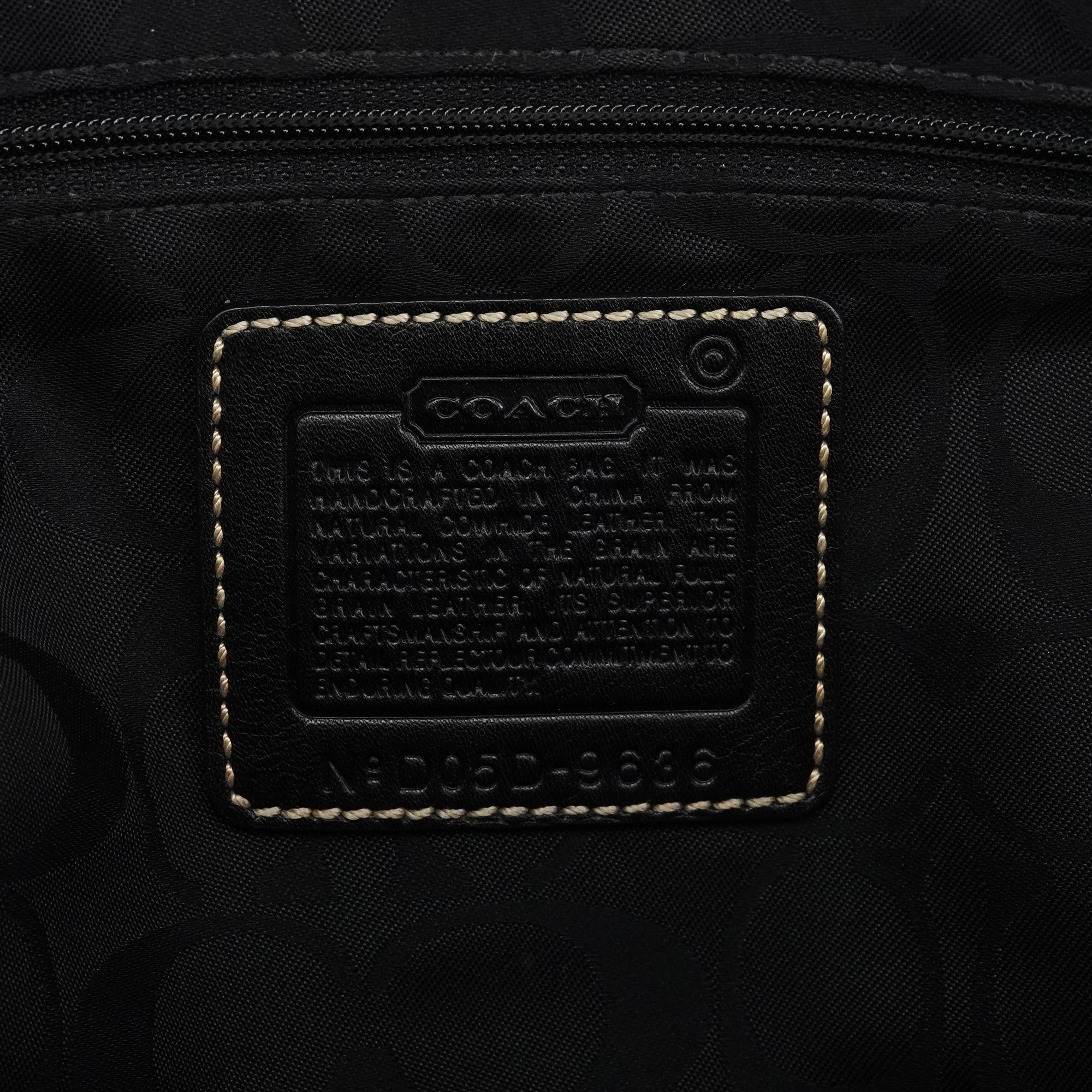 Coach Soho Tote Bag aus schwarzem Leder