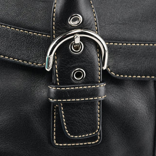 Coach Black Leather Soho Tote Bag