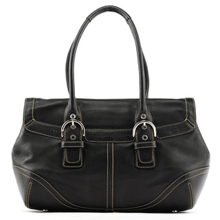 Coach Black Leather Soho Tote Bag