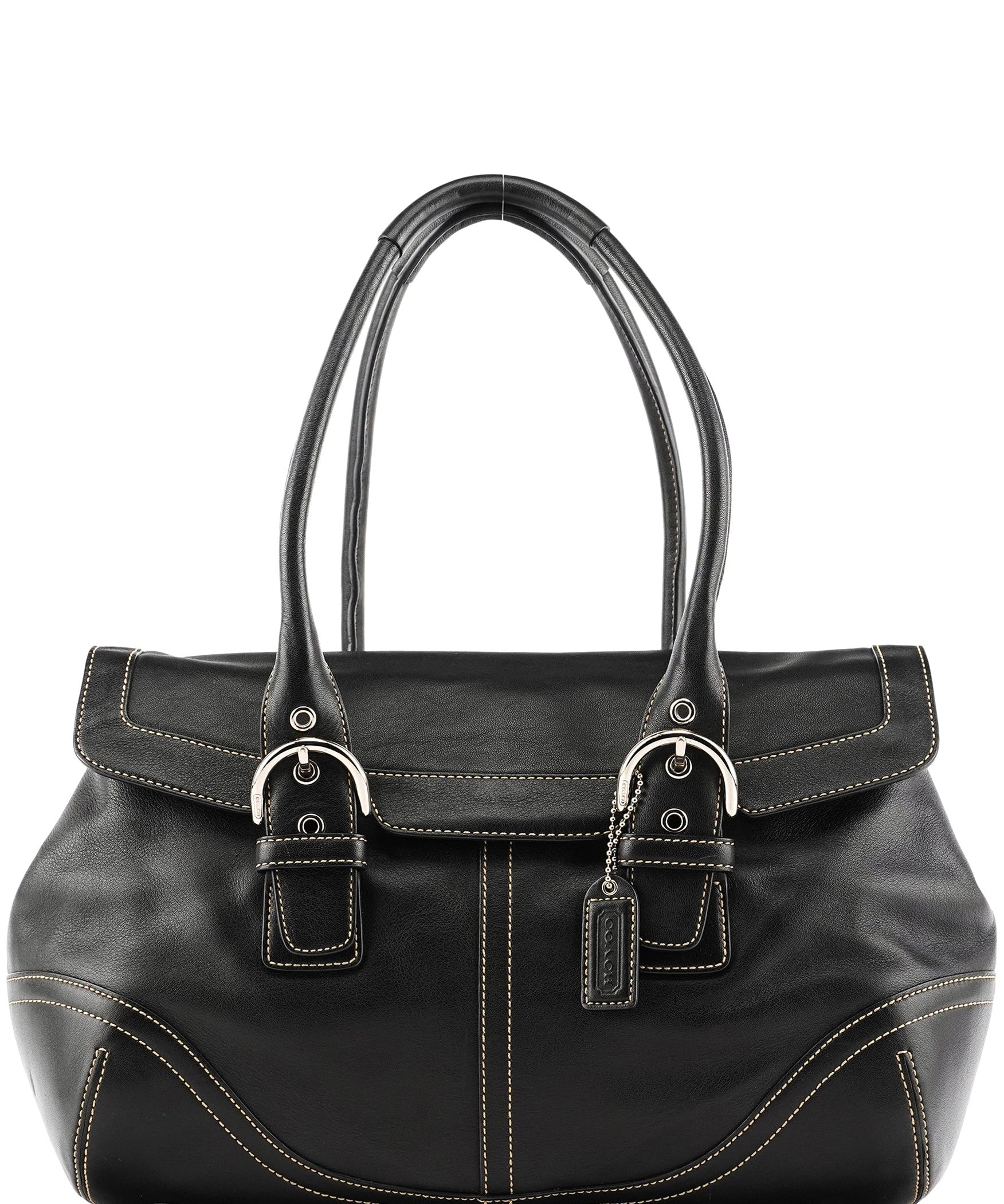 Coach Black Leather Soho Tote Bag