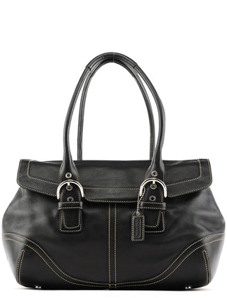 Coach Black Leather Soho Tote Bag