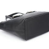 Coach Black Leather Tote Bag