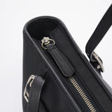 Coach Black Leather Tote Bag