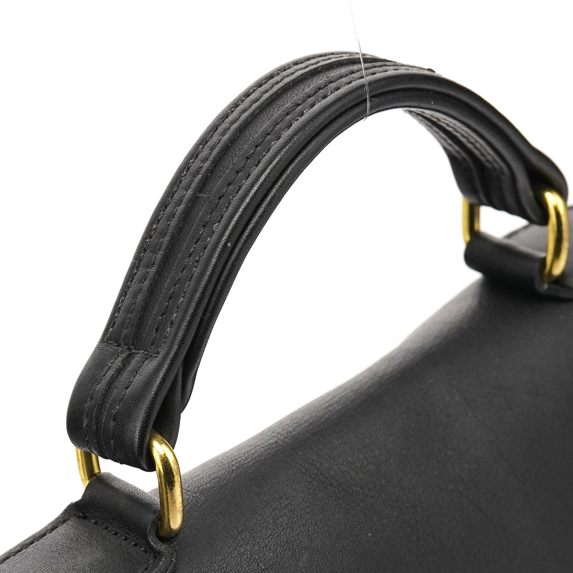 Coach Willis 2-Way Bag aus schwarzem Leder