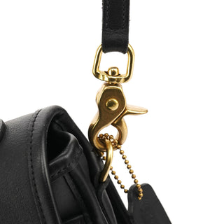 Coach Black Leather Willis 2-Way Bag