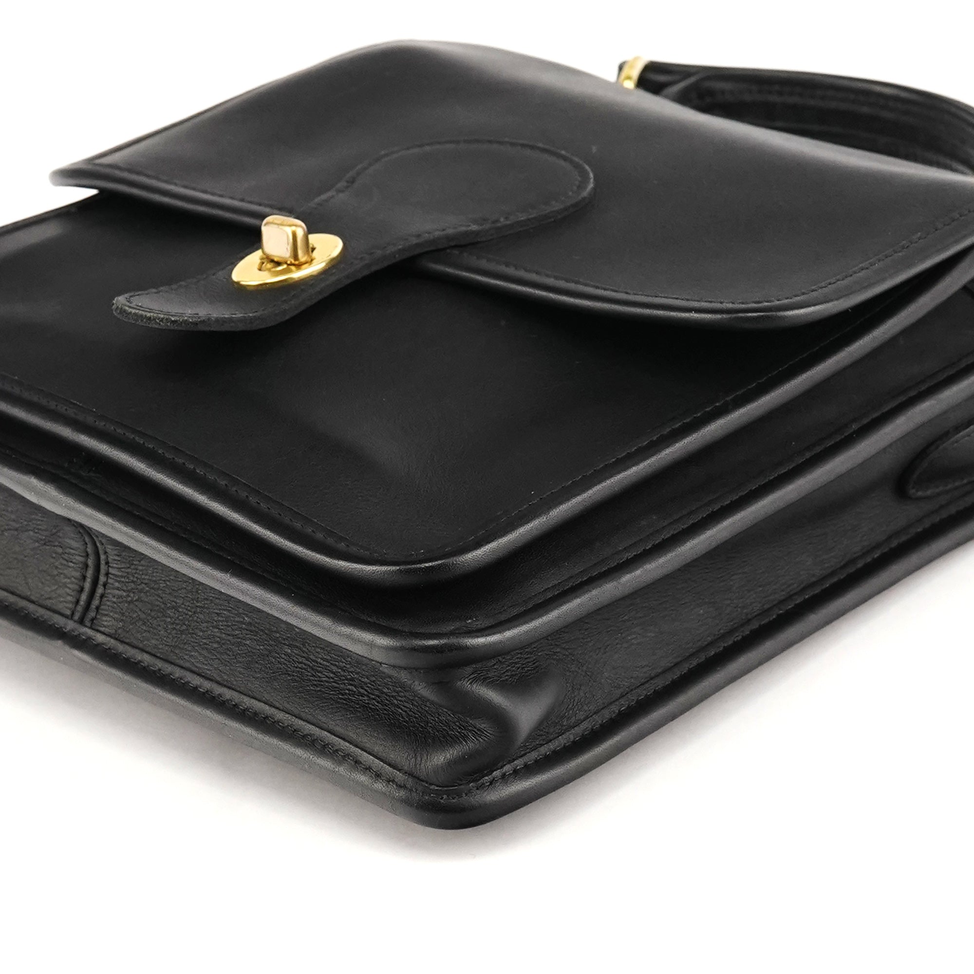 Coach Willis 2-Way Bag aus schwarzem Leder