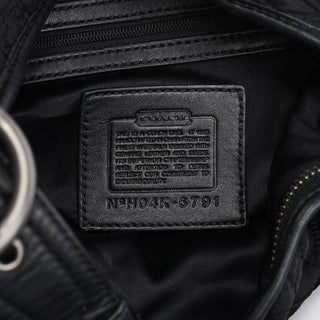 Coach Black Quilted Nylon Shoulder Bag