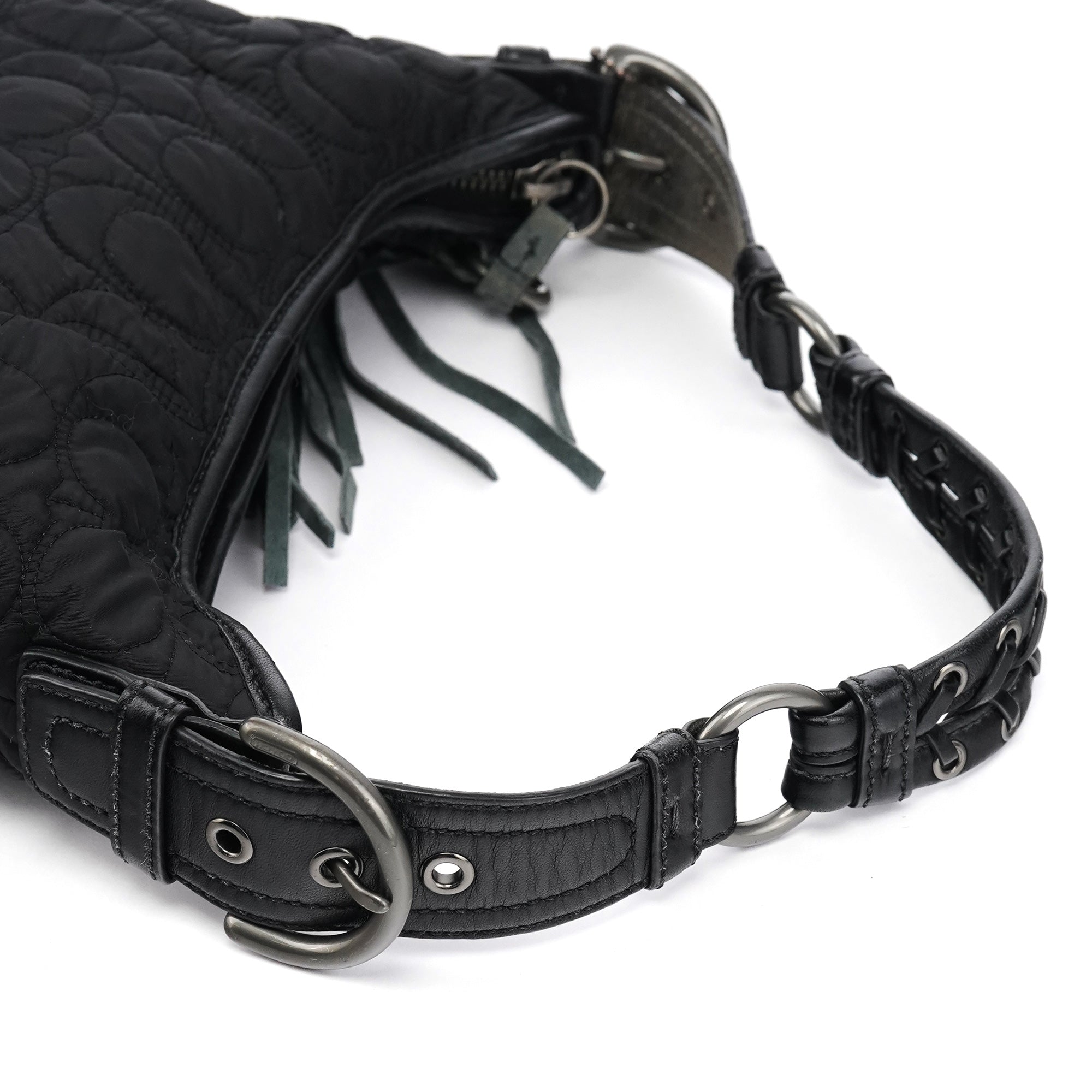 Coach Black Quilted Nylon Shoulder Bag