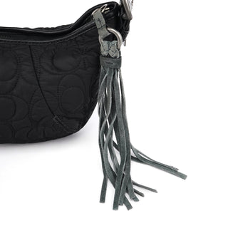 Coach Black Quilted Nylon Shoulder Bag