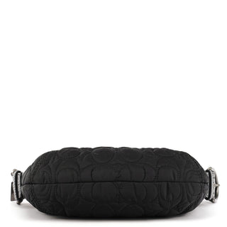Coach Black Quilted Nylon Shoulder Bag
